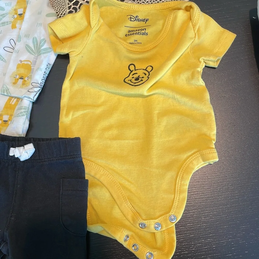 🩵 BUNDLE OF 3 Baby Boy SZ 0-3M  Disney, Sterling Baby, Carters All Like New